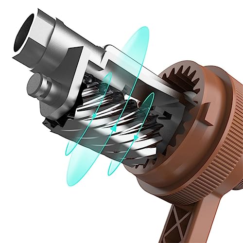 NVEIRGH Retro Speaker Shape Pencil Sharpener Mechanical Classic Model Hand Crank Sharpeners for Different Tip Sizes