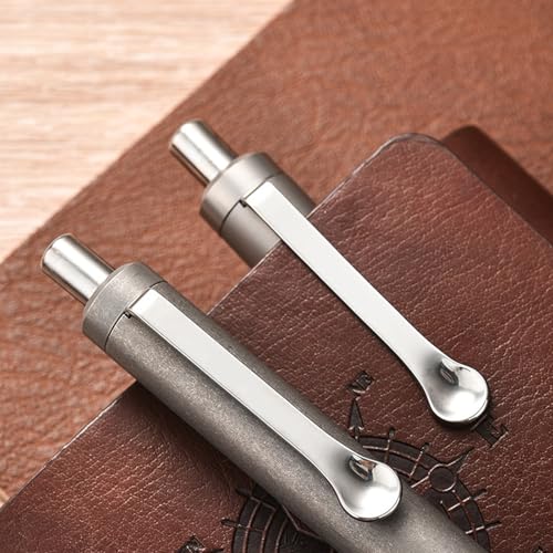 WTWU Multifunctional Metal Pen with Clip Light Weight Writing Pen for Outdoor and Everyday Carry