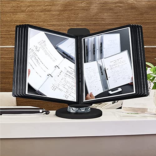 GFSGHZZ Desktop Reference Organizer - Catalog Display Rack for Display A4 Documents Desktop/Wall Reference System Wi,A-20 Panel