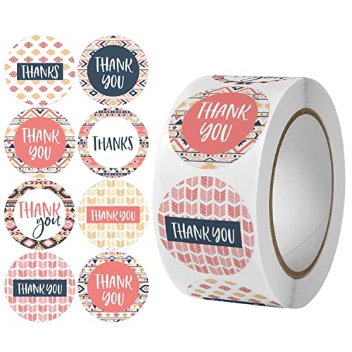 UOHLCX Thank You Stickers Dessert Seal Reward Stickers Wedding Birthday Party Flowers
