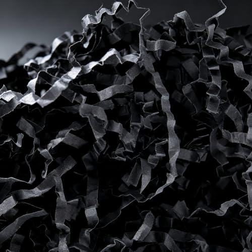 YXYP 5 Lb Black Crinkle Cut Paper Shred Filler Black Shredded Paper