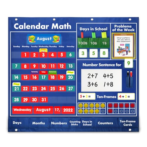 Calendar Pocket Chart Teaching for Date Math Counting