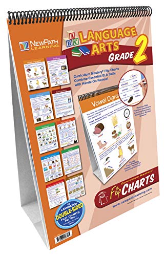NewPath Learning 32-2001 Grade 2 Language Arts Flip Chart Set