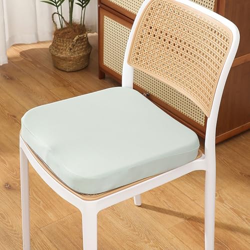 VITIWEDTY Memory Foam Seat Cushion, Non-Slip Orthopedic Tailbone Cushion for Back & Sciatica Pain Relief, Thicken Desk Chair Pillow for All-Weather Support at Home and Work (Green 1pcs)