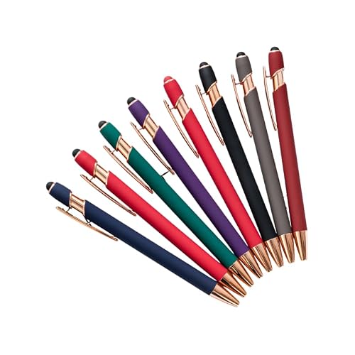 Haklxyg 10-Pack Bible Pens - Christian Gifts with Scripture, Soft-Grip Pens for Church & Study Use (Gold)