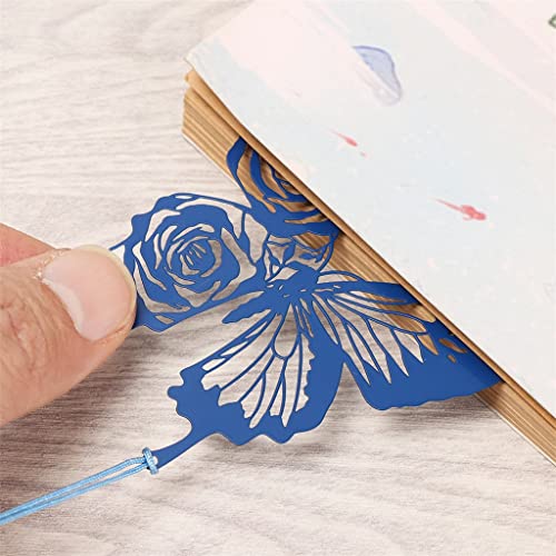 OISNGWNG Retro Rose Bookmark Ribbons Tassel School Stationery Supplies