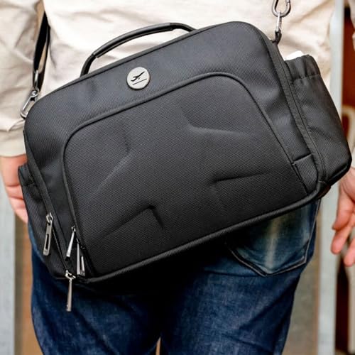 MYGOFLIGHT PLC Commuter Free-Standing Padded Shell Water Resistant Flight Bag with Up To 13" iPad and Laptop Compartment - Holds 1 Headset