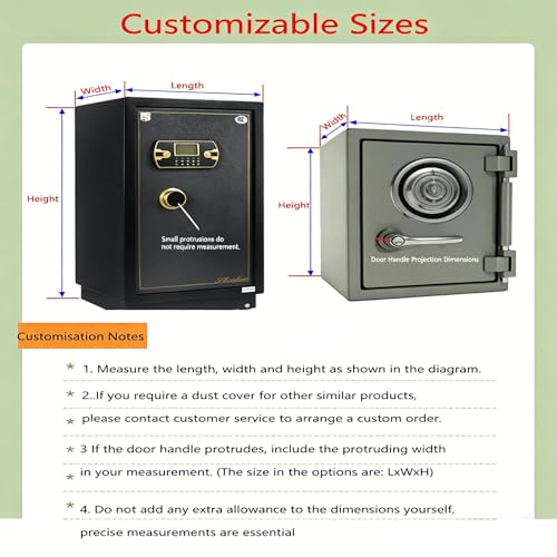 Kstarsun Home Safe Lock Box Cover Protective Conceal Hidden, Dustproof Safe Box Dust Cover with Zipper Pull, Washable Gun Safe Cover Wooden Cabinet Disguise(Size:22x20x40,Color:style2)