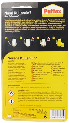 Pattex 1419320 – Tail of Contact Transparent Blister (50 g)