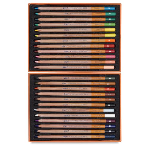Bruynzeel Design Professional Colouring Pencils Set of 24 in Box | Artist Pencils for Drawing, Sketching & Colouring