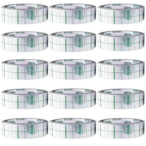 BookGuard 1 Inch Clear Archival Book Repair Tape, 10 Yard, Case of 15