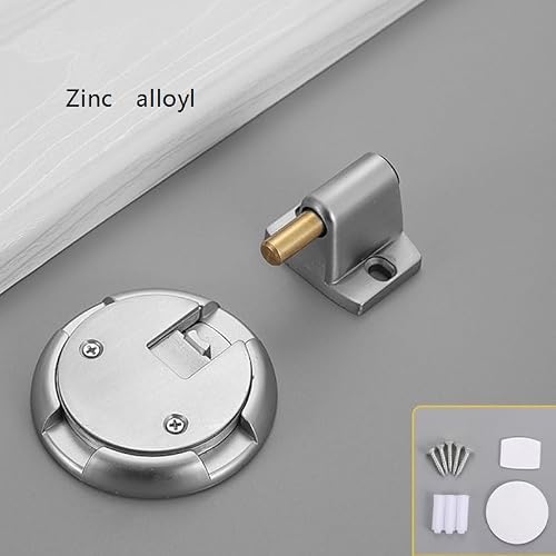 Zinc Alloy Invisible Silent Anti Collision Door Stop Without Drilling