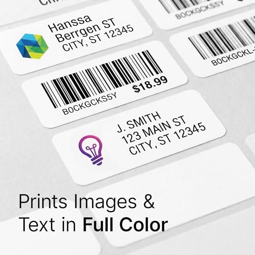 1.75" X 0.5" Matte White Return Address Labels (500 Sheets, 40000 Stickers)