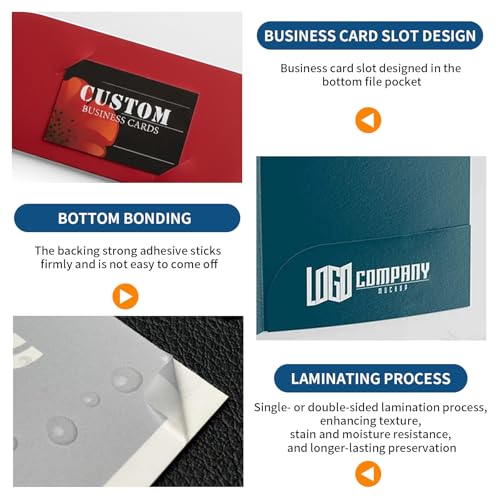 Custom folders with Company Logo| Upload Your Design|Suitable for Business