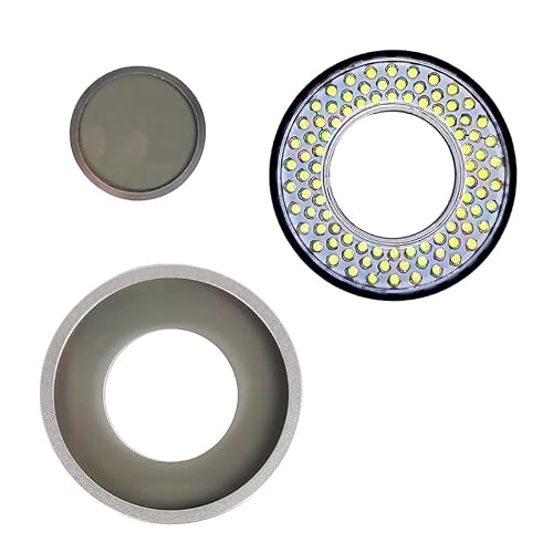 Microscope Ring Light Source Adjustable Illuminator for Lab Stereo Microscope & Camera