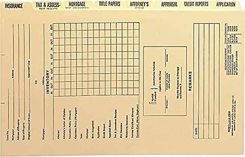 SMEAD Dividers for Mortgage File Folder, 8 per Set (SMD78278)
