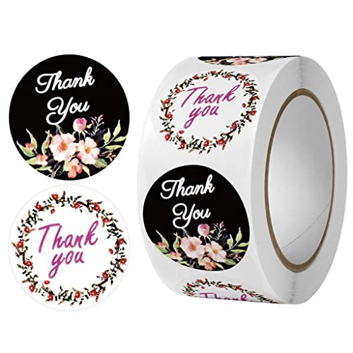 MVNOIRE Labels Thank You Stickers Pretty Gift Cards Baking Envelope Sealing Label
