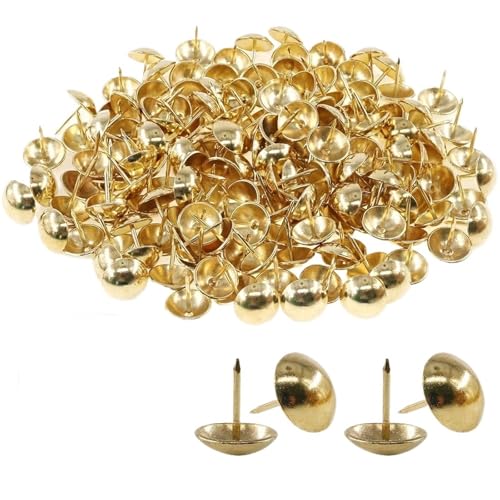 Furniture Tacks 500Pcs Antique Upholstery Tacks Furniture Nails Pins Assortment DIY Projects Cork Board Craft Tools