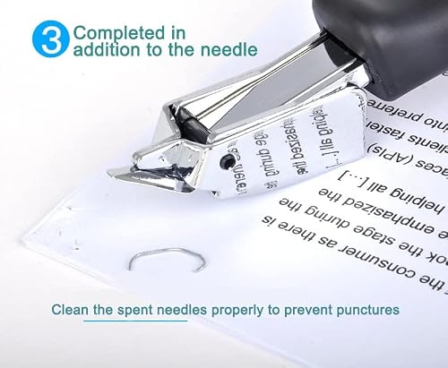 PYRVILAX Easy Staples Remover Labor-Saving U-Shape Needle Professional Heavy-Duty Nail Puller Office Home Mini Hand Tools