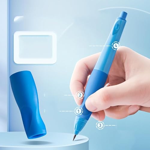 ZSRUIKJN Enmi Corrects Automatic Pencil Constant Core Fat Special Practice Character Correct Posture Grip Pen