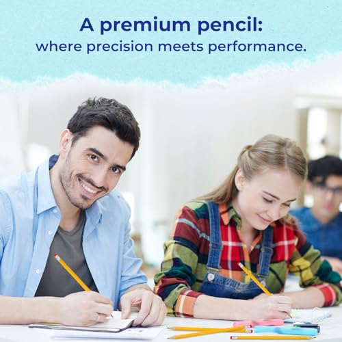 Rosmonde Pencils Bulk, 365 Pack, Pre Sharpened #2, Pencils With Top Erasers
