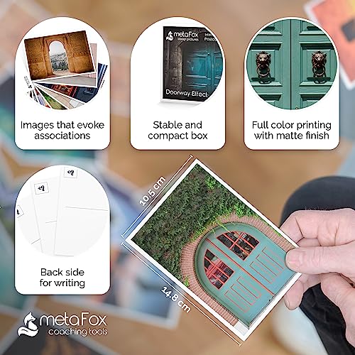 metaFox Coaching Postcards - Doorway Effect - 52 Cards to Spark Meaningful Conversations and Connections in Coaching and Therapy