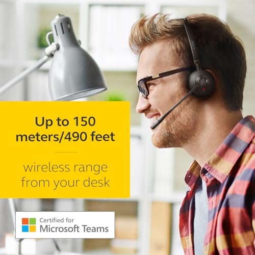 Jabra Engage 65 SE (Second Edition) Wireless Dual-Ear Headset, Black