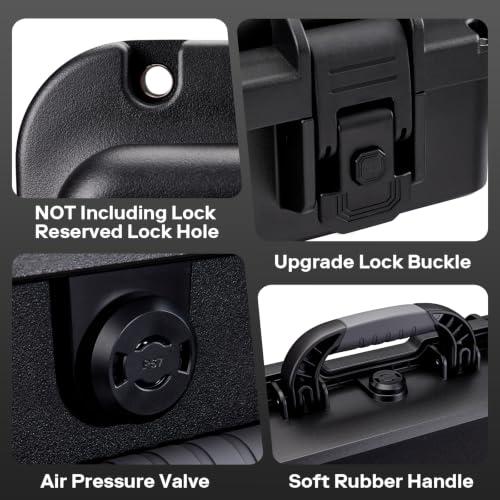 Hard Shell Case for 15”-17.3” Gaming Laptops & Accessories with DIY Foam