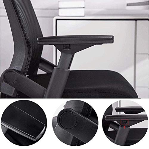Leisure Chairs Office Chair High Back Swivel Mesh Chair Desk Chair Tilt Function Adjustable Armrest Headrest Seat Height 40 50cm Durable Strong