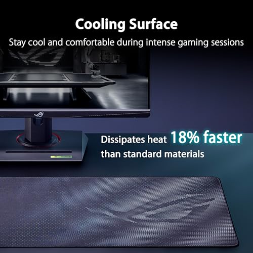 ASUS ROG Sheath II XXL Gaming Mouse Pad, 35.4” x 15.7”- Black