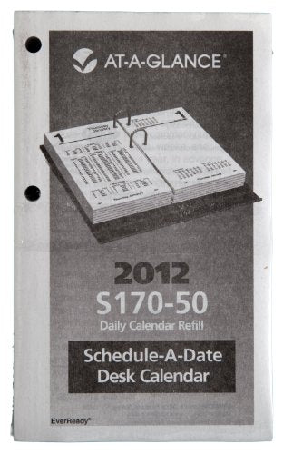 AT-A-GLANCE Financial Desk Calendar Refill, 3 x 6 Inches, 2013 (S170-50)