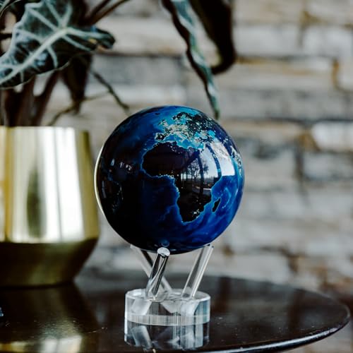 MOVA Self Rotating Globe, Earth at Night Classic (4.5")