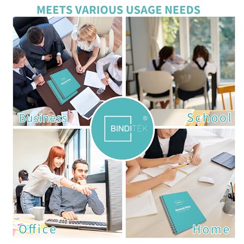 Binditek 200 Pack 7 Mil Clear Presentation Covers for Binding, 8.5 x 11 Inches, Letter Size, Square Corners, Un-Punched, Office Supplies