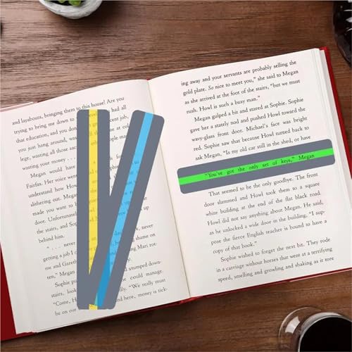 Guided Reading Strips 56pcs Guided Reading Strips Assorted Colors Help with Dyslexia