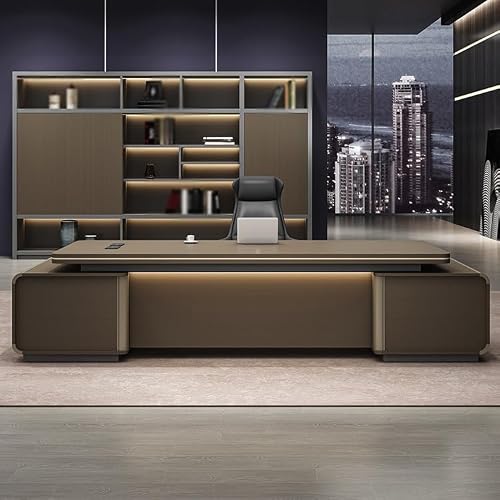 LINKIO Home Office Desks Boss Office Simple Leadership Furniture Manager Room Desk President Desk Computer Table Desk