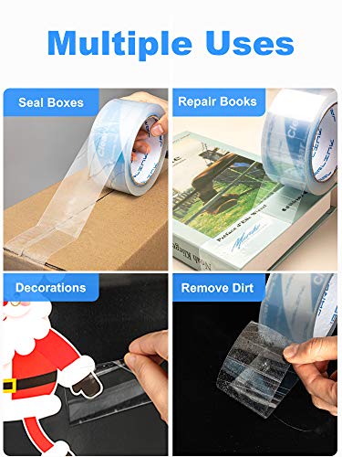 JARLINK 36 Rolls Ultra Clear Packing Tape