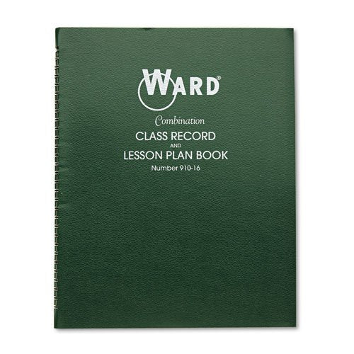 Combination 9-10 Week Class Record + 6 Period Lesson Plan Book