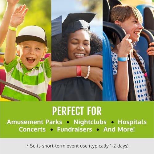2,000 WristCo Metallic Gold Tyvek Wristbands for Events