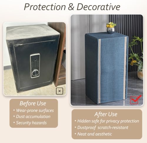 Front Opening Safe Cover Disguise with Concealed Smooth Zipper