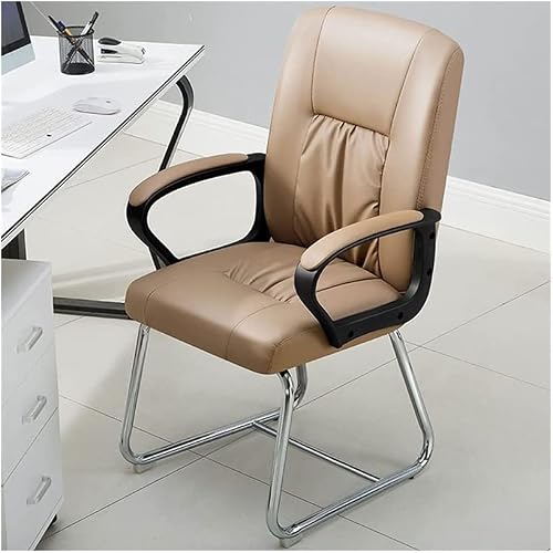 Office Desk Chairs Office Chair Pu Faux Leather Desk Chair Ergonomic Computer Chair with Armrests Comfortable Managerial Chairs Executive Chairs Lumbar Support