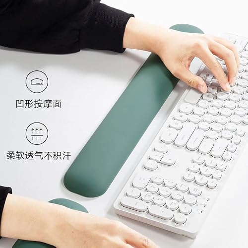 CDGTHYU Memory Foam Keyboard Wrist Rest Hand Support Set Ergonomic Mousepad Cushion Mat(440MM)