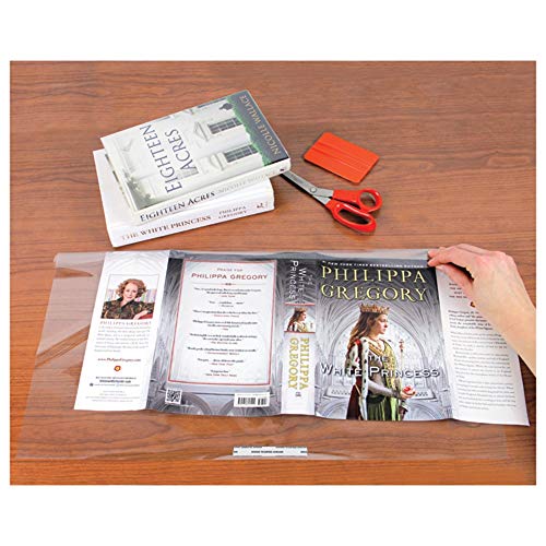 The Library Store Multi-Fit Adjustable Bk Jacket Covers Gloss 1.5-mil Rolls (9"H x 300 ft.)