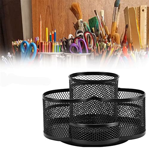 WERFOGH Home Office Large Capacity Art Supply Space Saving 7 Compartments Pencil Holder Desk Organizer Workspace(E)
