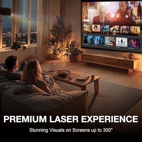 Optoma UHZ36 4K UHD Laser HDR Home Theater Projector - Black