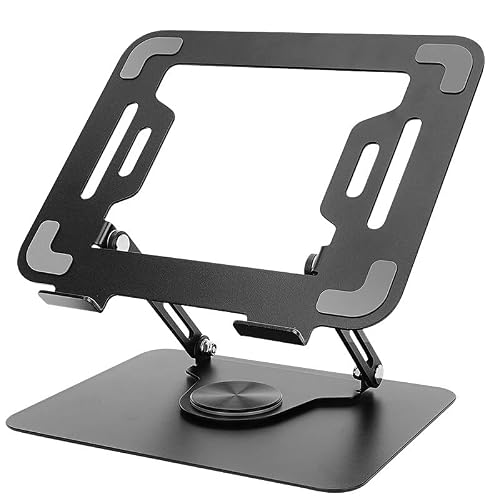 LWECMGSA Adjustable Folding Book Stand Metal Reading Rack Silver Holder