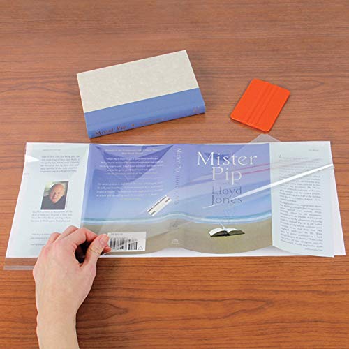 The Library Store Open-Edge Adjustable Book Jacket Covers Gloss 2-mil Polyester Film Rolls (9" x 300 ft.)