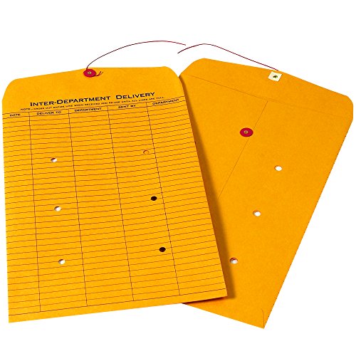 Ship Now Supply SNEN1092 Inter-Department Envelopes, 10" x 15", 10" Width, 15" Length, Kraft (Pack of 100)