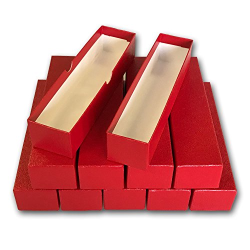 LOT of 10 Single Row 2x2 Storage Boxes for Coin Plastic & Paper Cardboard Flips
