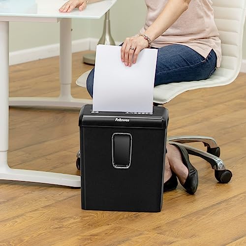 Fellowes PowerShred P-30C 6 Sheet Cross-Cut Deskside Paper Shredder for The Home Office