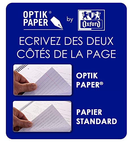 Oxford Office Spiral Notebook, Flexible Deck Side 11 x 17 cm 180 Pages Ruled, 5 x 5 (Pack of 10)